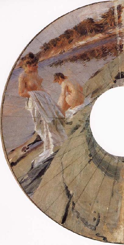 Anders Zorn Les baigneuses, study oil painting picture